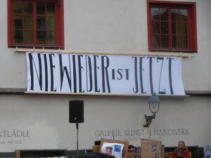 Banner am Nördlinger Tanzhaus