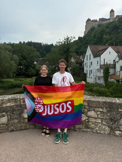 links Ina Krippner und Jonas Ebert