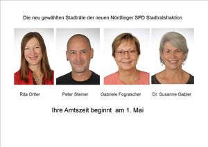 Die neue SPD Stadtratsfraktion bis 2026