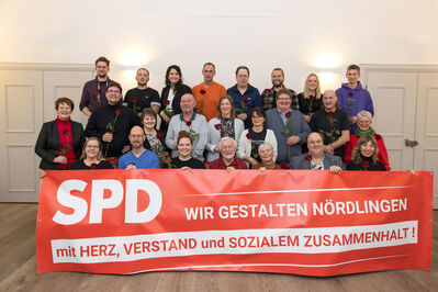 Kandidaten/tinnen des SPD OV Nördlingen